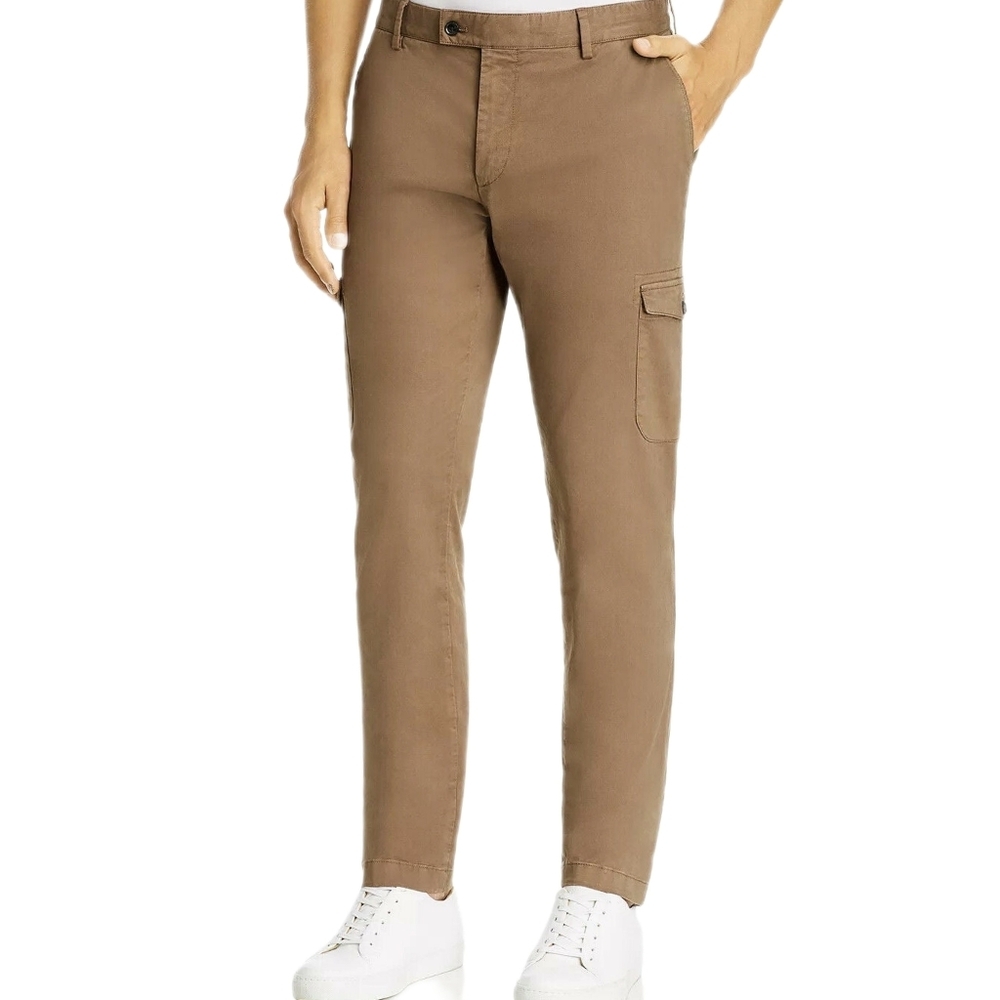 Dylan Gray Mens Classic Fit Cargo Pants Brown 32 Regular